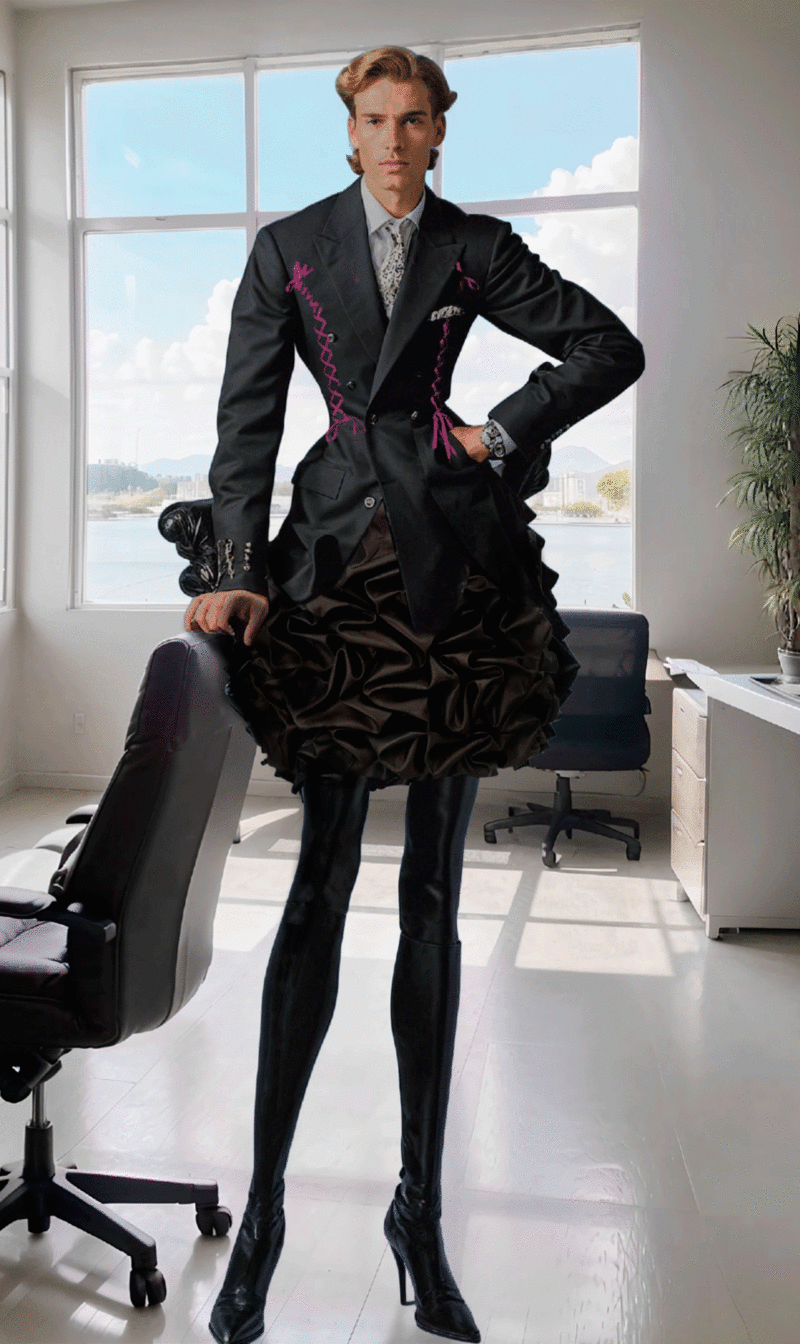 Us and Them Mathis Morand Premio Jordi Labanda a la Mejor Ilustración de Moda 2024 Fashioners of the World IED Barcleona