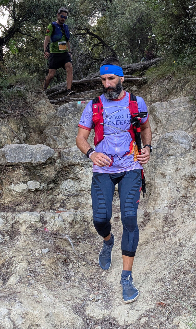 Mountain race runner