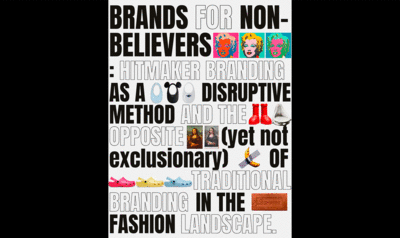 Poster with letters of different sizes and colors and object icons