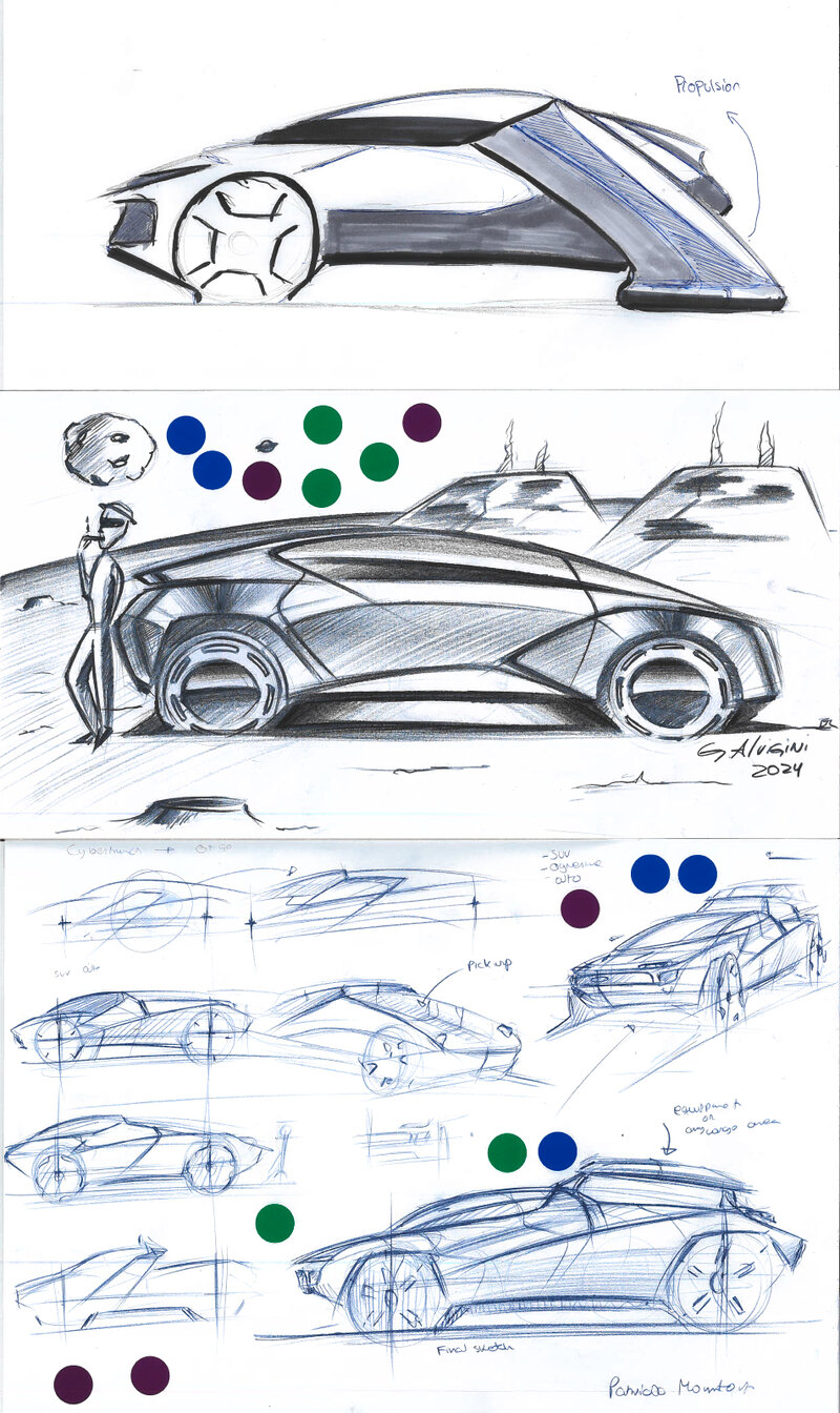 II Sketching Marathon Automotive Design Transportation IED Barcelona